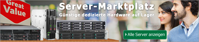 EUserv's Marktplatz für günstige und zuverlässige dedizierte Server: Nur so lange der Vorrat reicht!
